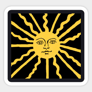 The Sun Tarot Card Sticker